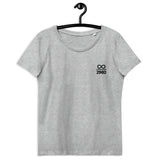 Infinity divided by 21 Mio Embroidered Women's Organic Cotton T-Shirt