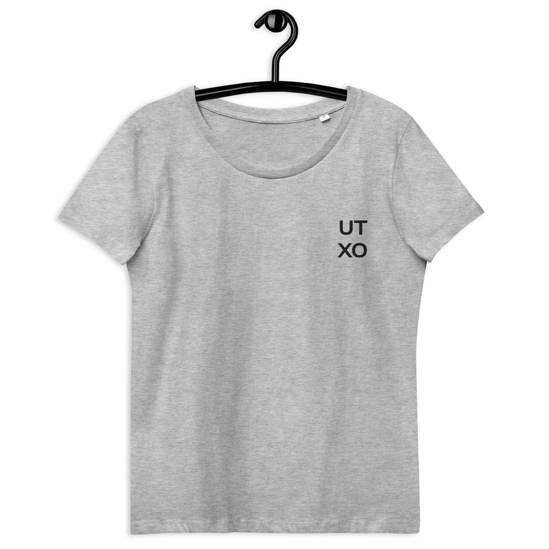 UTXO Embroidered Women's Organic Cotton | Bitcoin T-Shirt