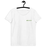 21ENERGY Front Embroidered & Back Printed Women's Organic Cotton T-Shirt