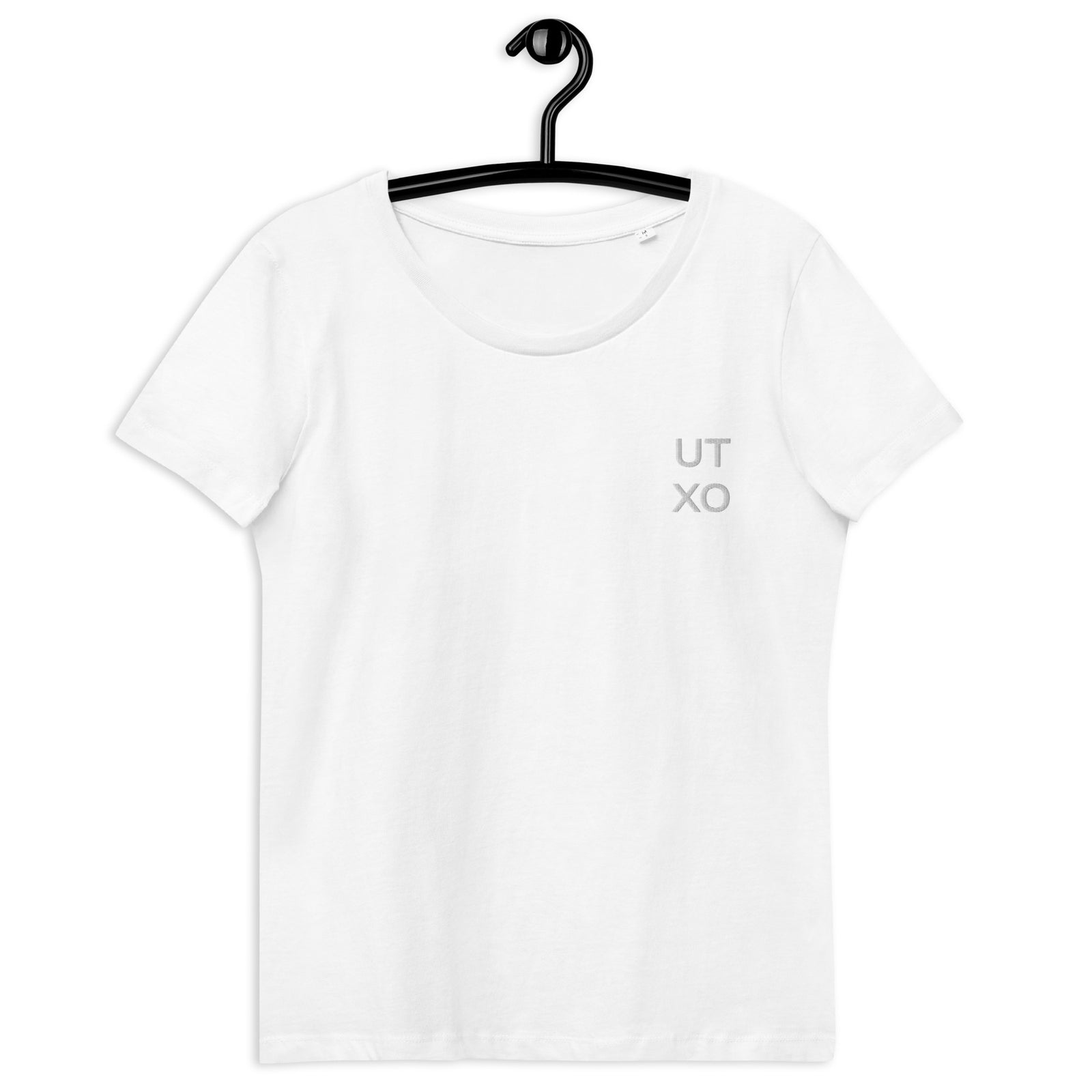 UTXO Embroidered Women's Organic Cotton | Bitcoin T-Shirt