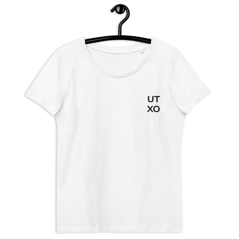 UTXO Embroidered Women's Organic Cotton | Bitcoin T-Shirt